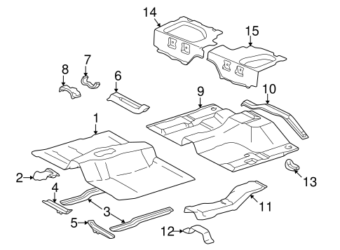 BODY/FLOOR - CAB for 2002 Toyota Tacoma #1