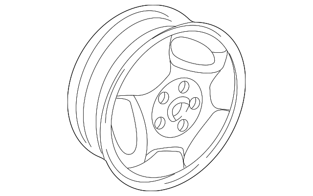 400106605 Деталь WHEEL, ALLOY