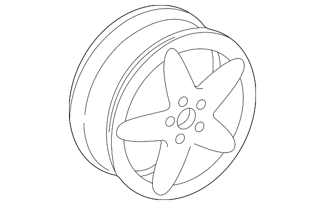 400129847 Деталь WHEEL, ALLOY