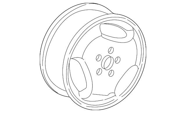 4566055 Деталь WHEEL, ALLOY
