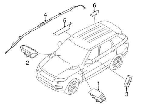 Range Rover Sport AIR BAG COMPONENTS