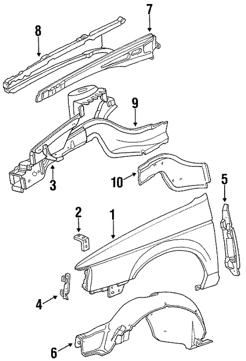 Sable FENDER & COMPONENTS