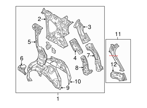 Inner Structure for 2013 Mazda CX-5 #0