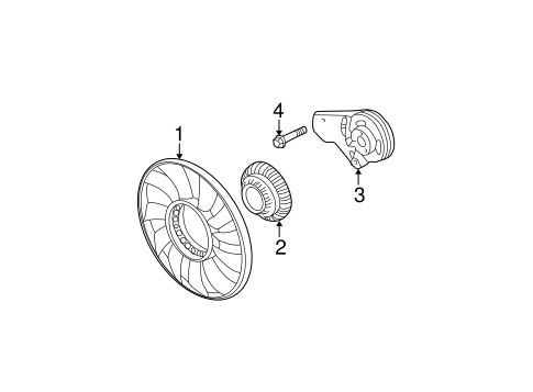 Cooling Fan for 2001 Audi A6 #0