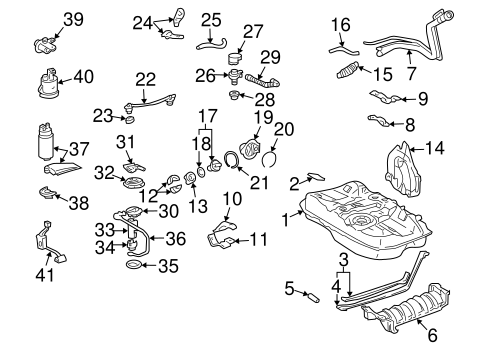 FUEL SYSTEM/FUEL SYSTEM COMPONENTS for 1999 Toyota Solara #1