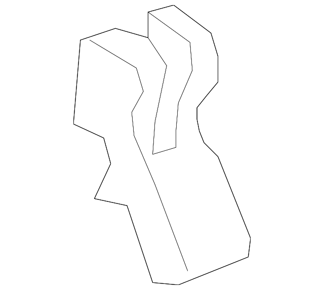 25862395 Деталь MOUNT BRACKET COVER, LEFT
