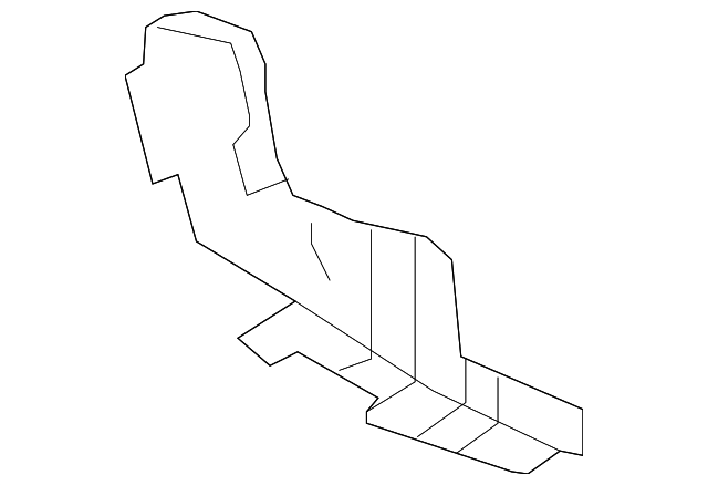 96850123 Деталь INNER COVER, LEFT