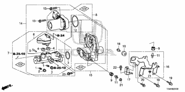 Tandem Motor Cylinder (1) for 2015 Honda Accord #0