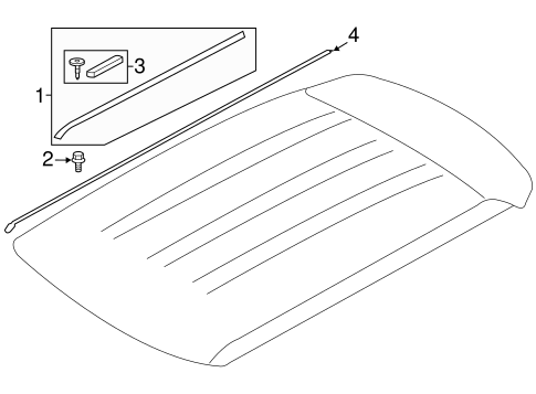 Range Rover Sport EXTERIOR TRIM - ROOF