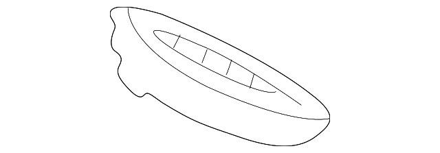 GJA6604AAAGE Деталь DEFROSTER GRILLE, RIGHT