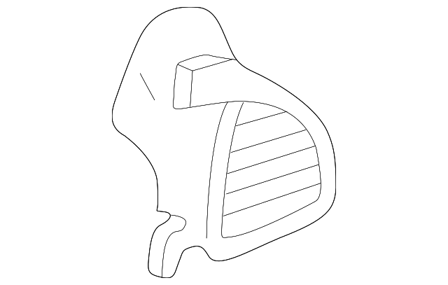 GJA6720AE Деталь VENT GRILLE, RIGHT