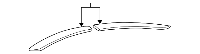 GJA6600ADAGE Деталь DEFROSTER GRILLE, RIGHT