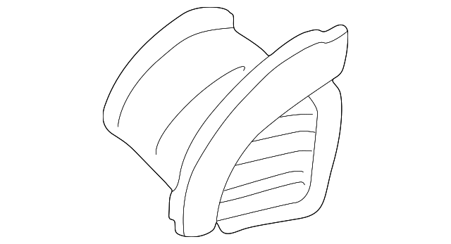 GJA6721AE Деталь VENT GRILLE, LEFT