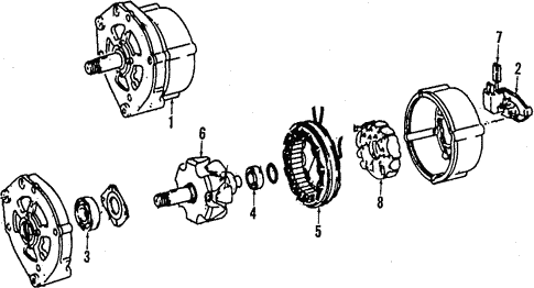 Alternator for 2000 Volkswagen Passat #1