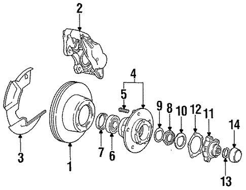Defender 90 FRONT BRAKES