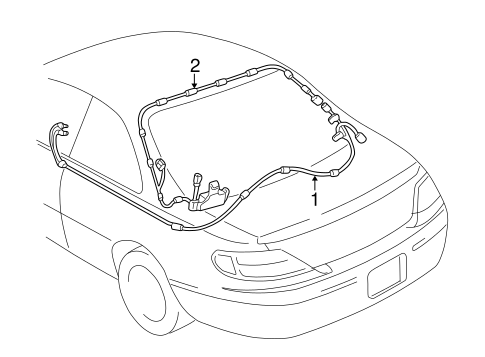 ELECTRICAL/ANTENNA & RADIO for 2003 Toyota Solara #2