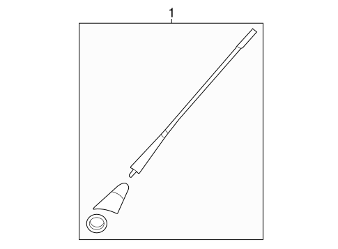 Antenna & Radio for 2002 Volkswagen Jetta #0