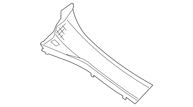8S4Z-63018A16-A Деталь COWL GRILLE, RIGHT