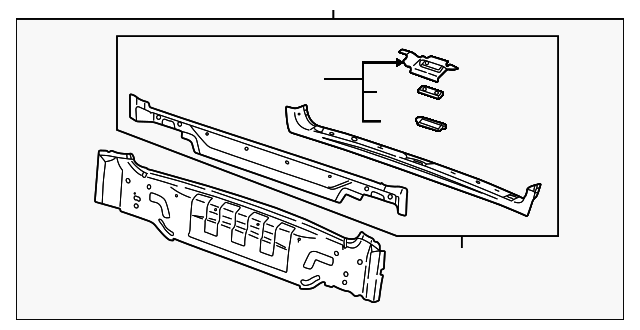 21018525 Деталь REAR BODY PANEL
