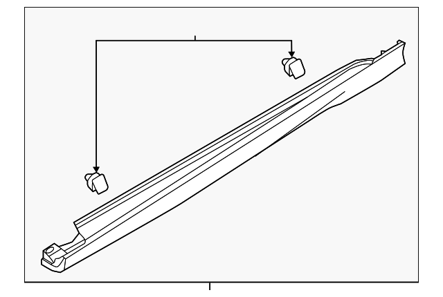 CM5Z-5810177-AA Деталь ROCKER MOLDING, LEFT