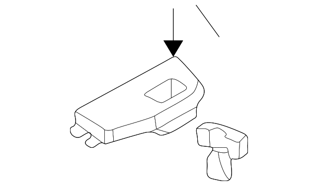 10308827 Деталь SWITCH BEZEL, RIGHT