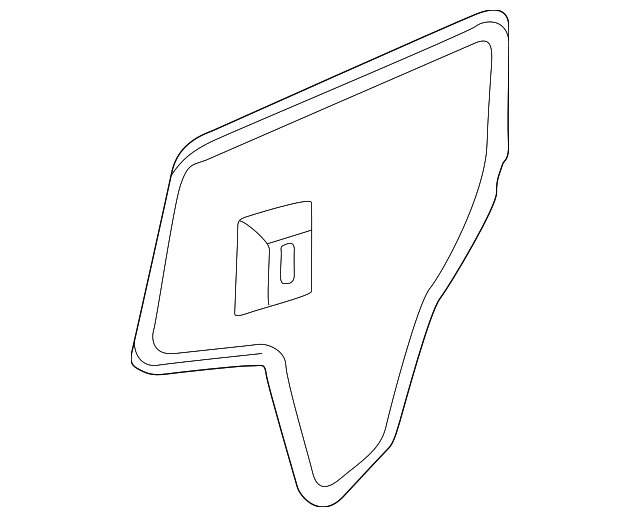 10309089 Деталь WATER DEFLECTOR, LEFT