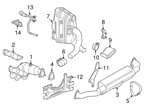 911 EXHAUST COMPONENTS