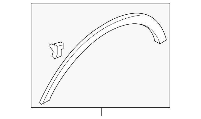 EJ7Z-78290A60-AA Деталь WHEEL OPNG MLDG, RIGHT