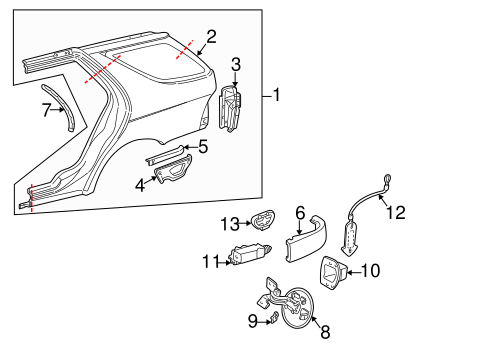 9-5 QUARTER PANEL & COMPONENTS