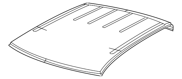 55372215AC Деталь ROOF PANEL