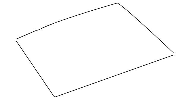 15820246 Деталь BACK GLASS