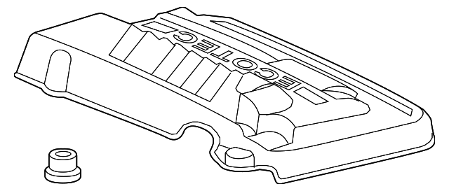 12628510 Деталь ENGINE COVER