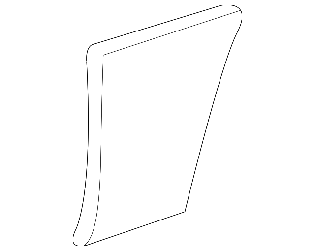 12365266 Деталь LOWER MOLDING, RIGHT