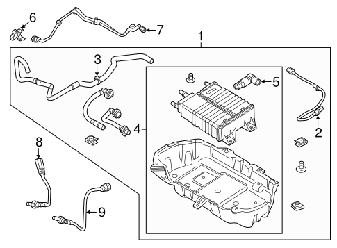Emission System/Emission Components for 2013 Ford Mustang #1
