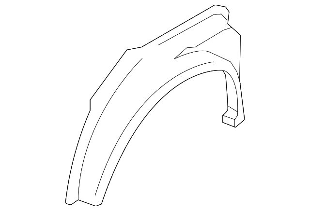 2T1Z-6127894-A Деталь OUTER WHEELHOUSE, RIGHT