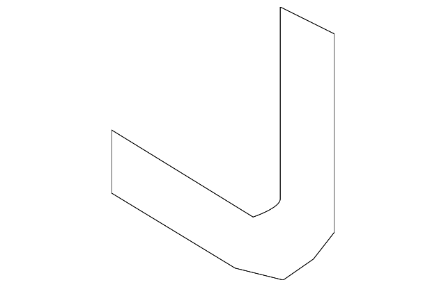 3T1Z-61250A06-C Деталь HINGE REINF, RIGHT