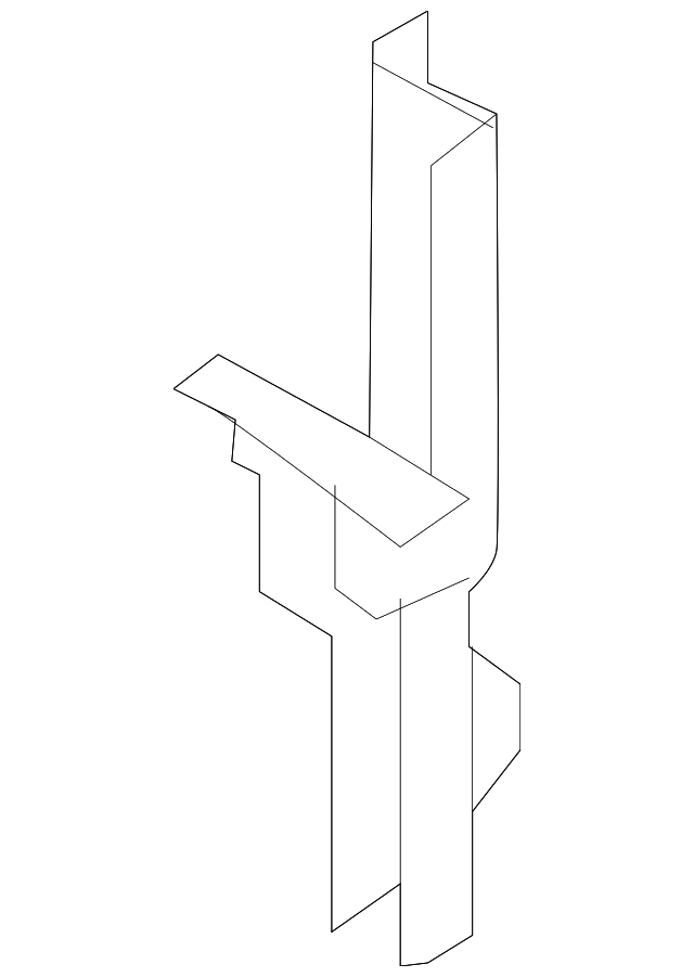 2T1Z-6141039-A Деталь REAR PILLAR LOWER REINF, LEFT