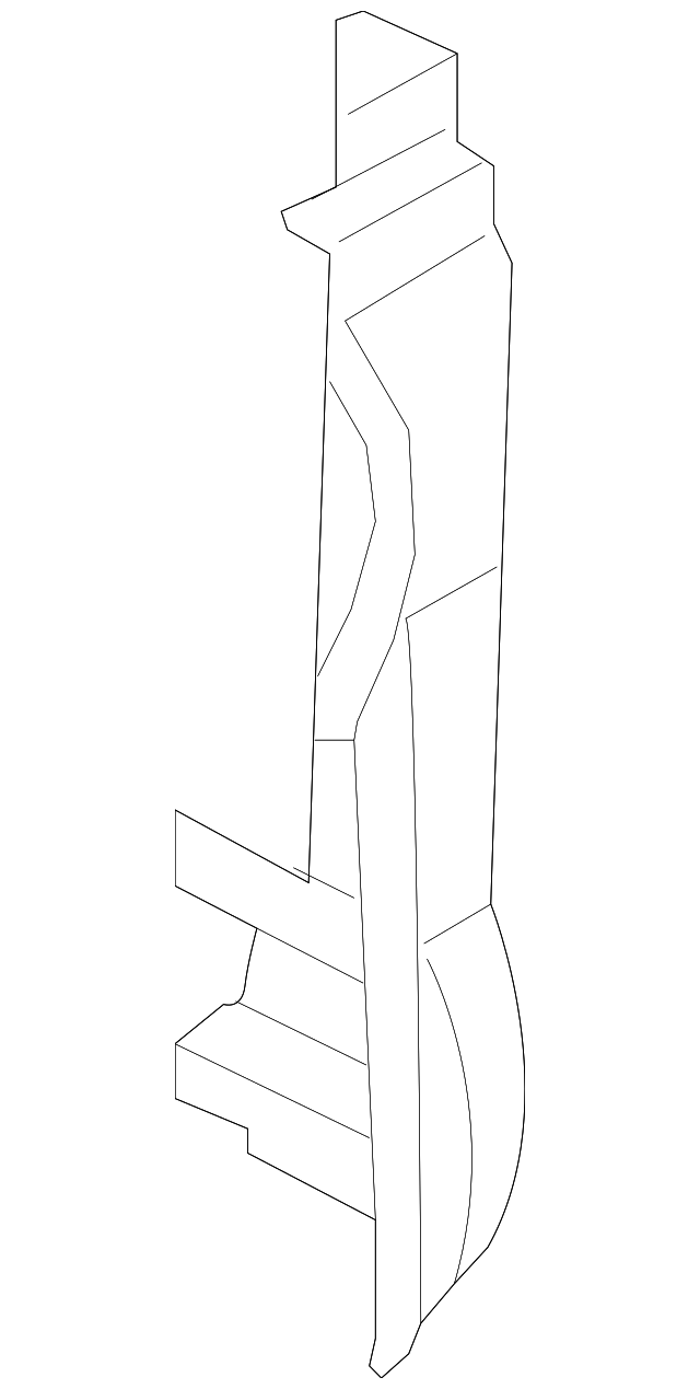 2T1Z-6127970-A Деталь REAR PILLAR, RIGHT