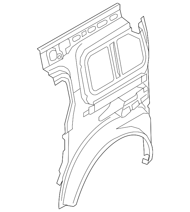 2T1Z-6127886-A Деталь INNER PANEL, RIGHT