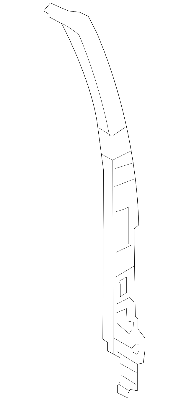 7T1Z-6141038-B Деталь INNER PILLAR, LEFT