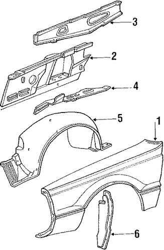 Thunderbird FENDER & COMPONENTS
