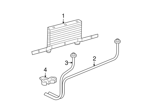 Yukon XL 1500 TRANS OIL COOLER