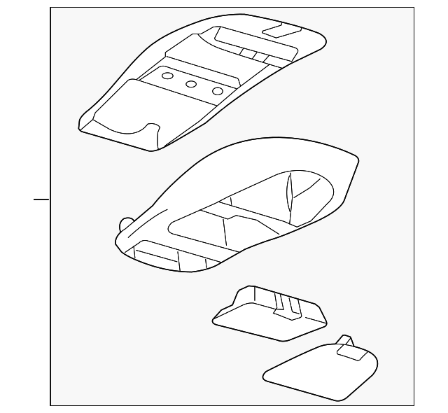 5S4Z-61044G24-AAB Деталь OVERHEAD CONSOLE