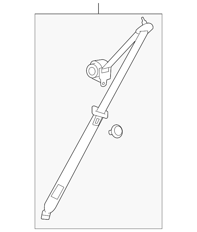 89027346 Деталь OUTER BELT ASSY, RIGHT