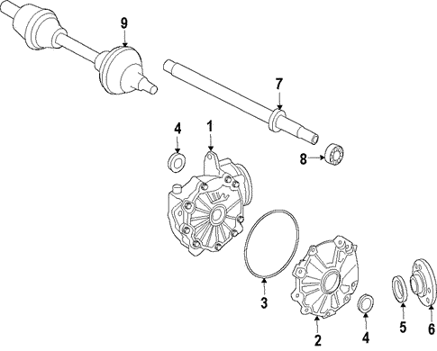 Propeller Shaft for 2018 Mercedes-Benz GLC 43 AMG® #0