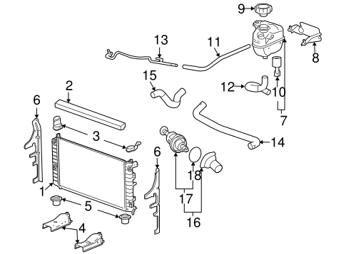 G6 RADIATOR & COMPONENTS