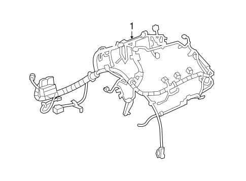 WIRING HARNESS Parts for 2012 Chevrolet Equinox #1