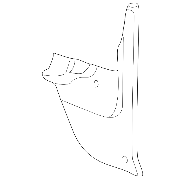 AWR3086SUC Деталь COWL KICK PANEL, RIGHT