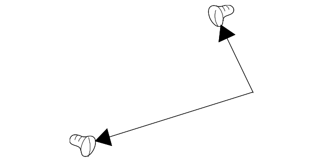 EYC101530PUY Деталь COWL KICK PANEL FASTENER