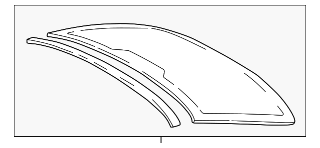 30674267 Деталь BACK GLASS